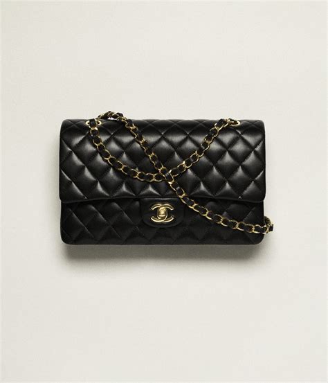 chanel klassieke tas zwart|Klassieke 11.12 tas, Lamsleer & goudkleurig metaal, zwart.